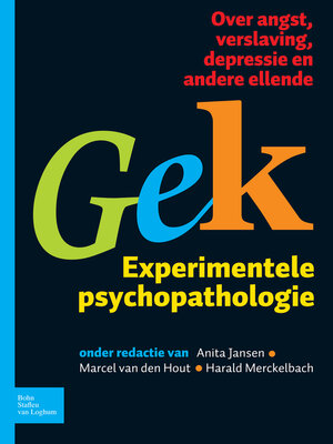 cover image of Gek, Experimentele psychopathologie